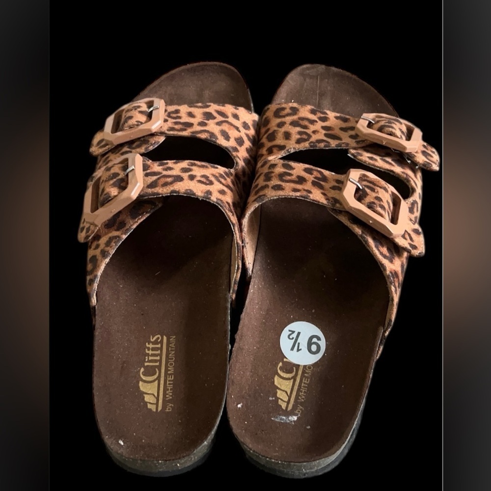 Cliffs by WHITE MOUNTAIN Brown Sandals with Adjustable Straps